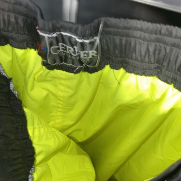 Gerber Outerwear Typhoon Rain Reversible Pants Size XL Black Waterproof NWT - Picture 7 of 11